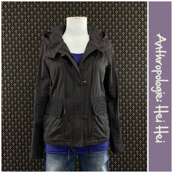 Anthro “Faroe Cropped Anorak“ by Hei Hei - Picture 1 of 13